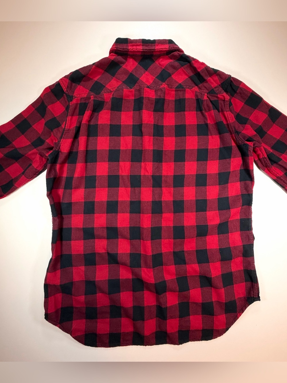 Ralph Lauren Denim & Supply men’s M Flannel Buffalo Plaid Long Sleeve Shirt - Picture 10 of 11
